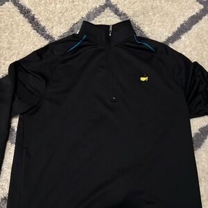 The Masters Augusta National Golf Quarter Zip Black Large 1/4 Zip Q Zip